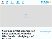 Tablet Screenshot of masadvise.org